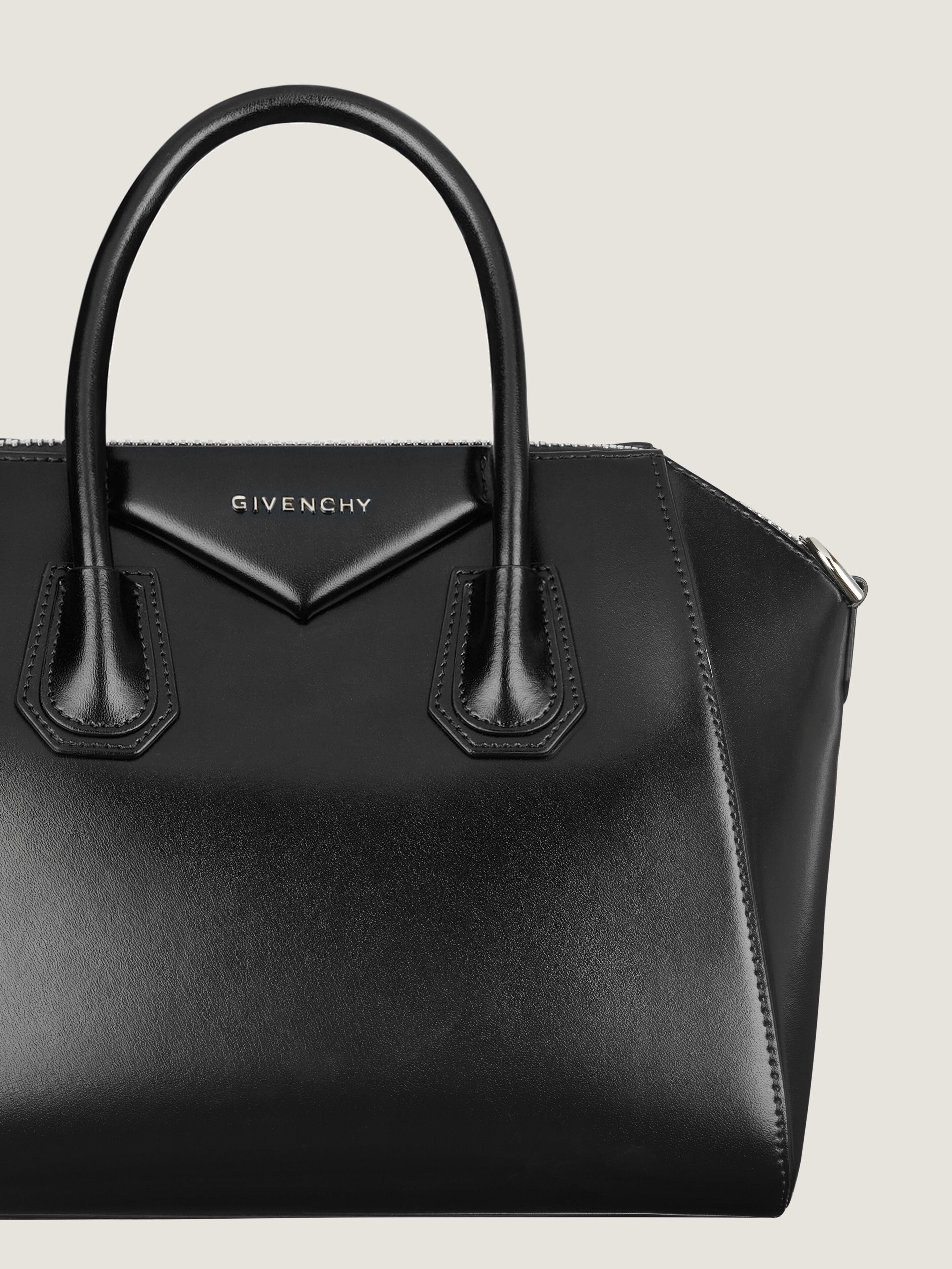 SMALL ANTIGONA BAG IN BOX LEATHER - 8