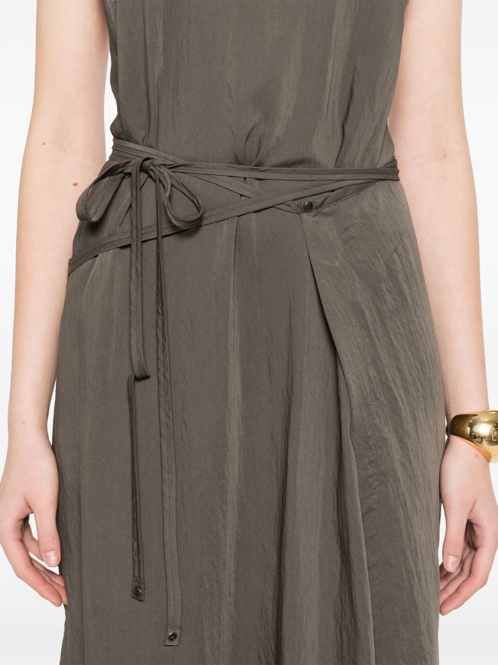 Apron midi dress - 5