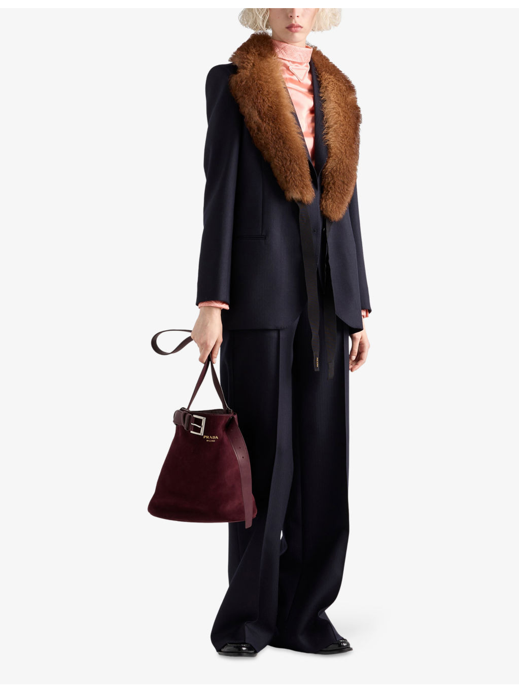Single-Breasted Wool Blazer - 2