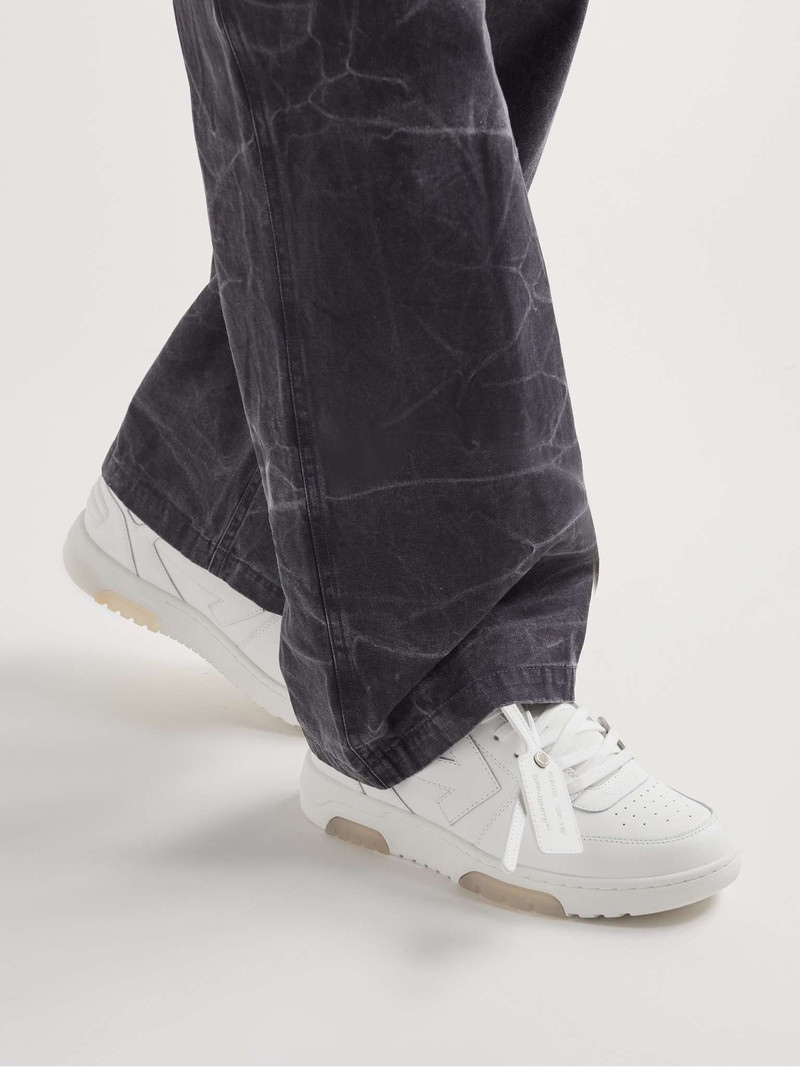 Off-White Out of Office Leather Sneakers outlook