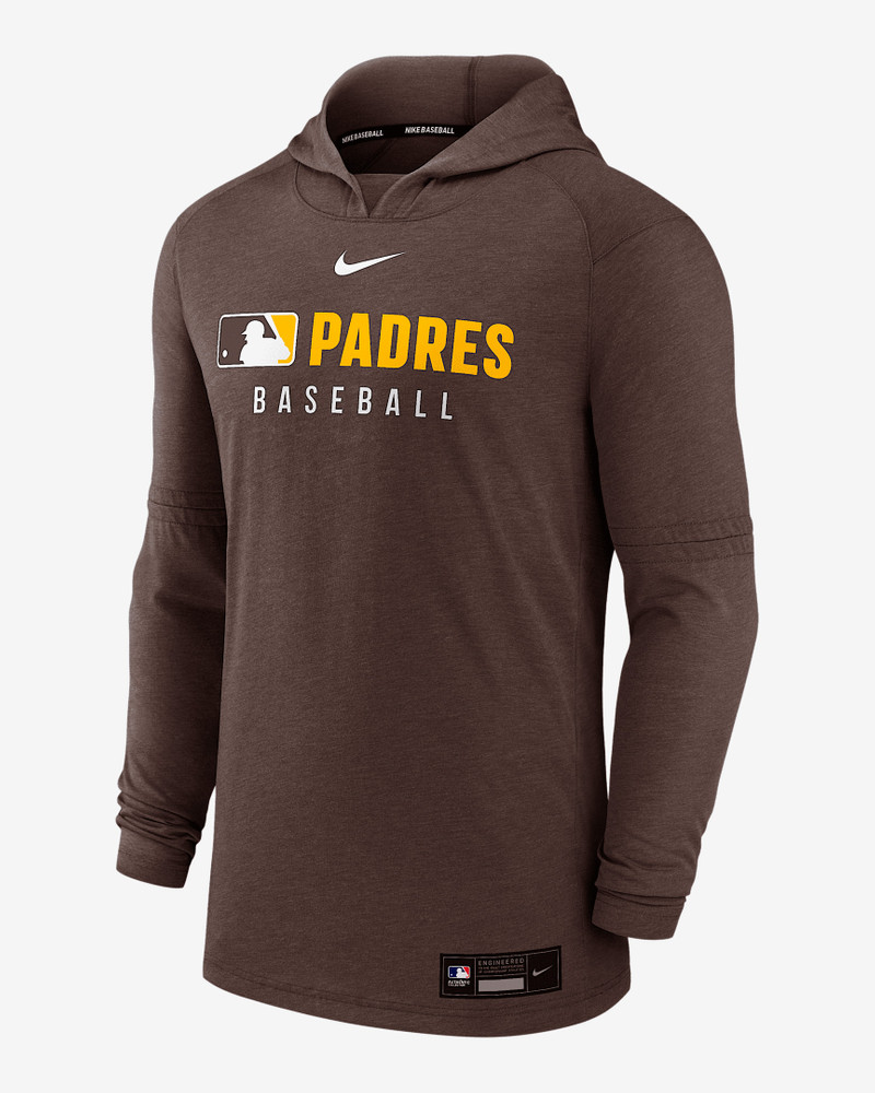 San Diego Padres Authentic Collection Men's Nike Dri-FIT MLB Pullover Hoodie 1