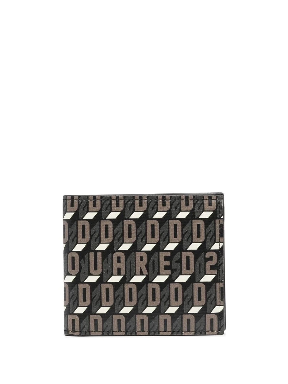 geometric-print wallet - 1