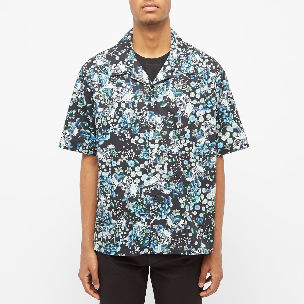 Givenchy Short Sleeve Floral Hawaiian Shirt - 4