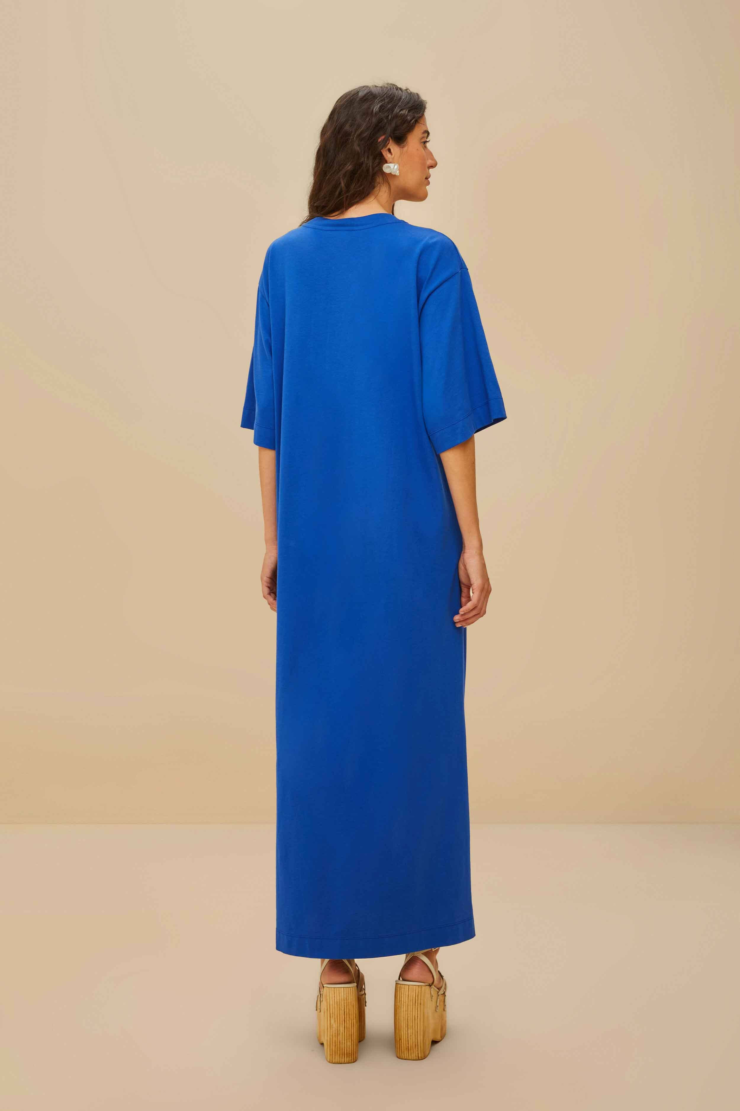 Blue Rio Organic Cotton Maxi Dress - 4