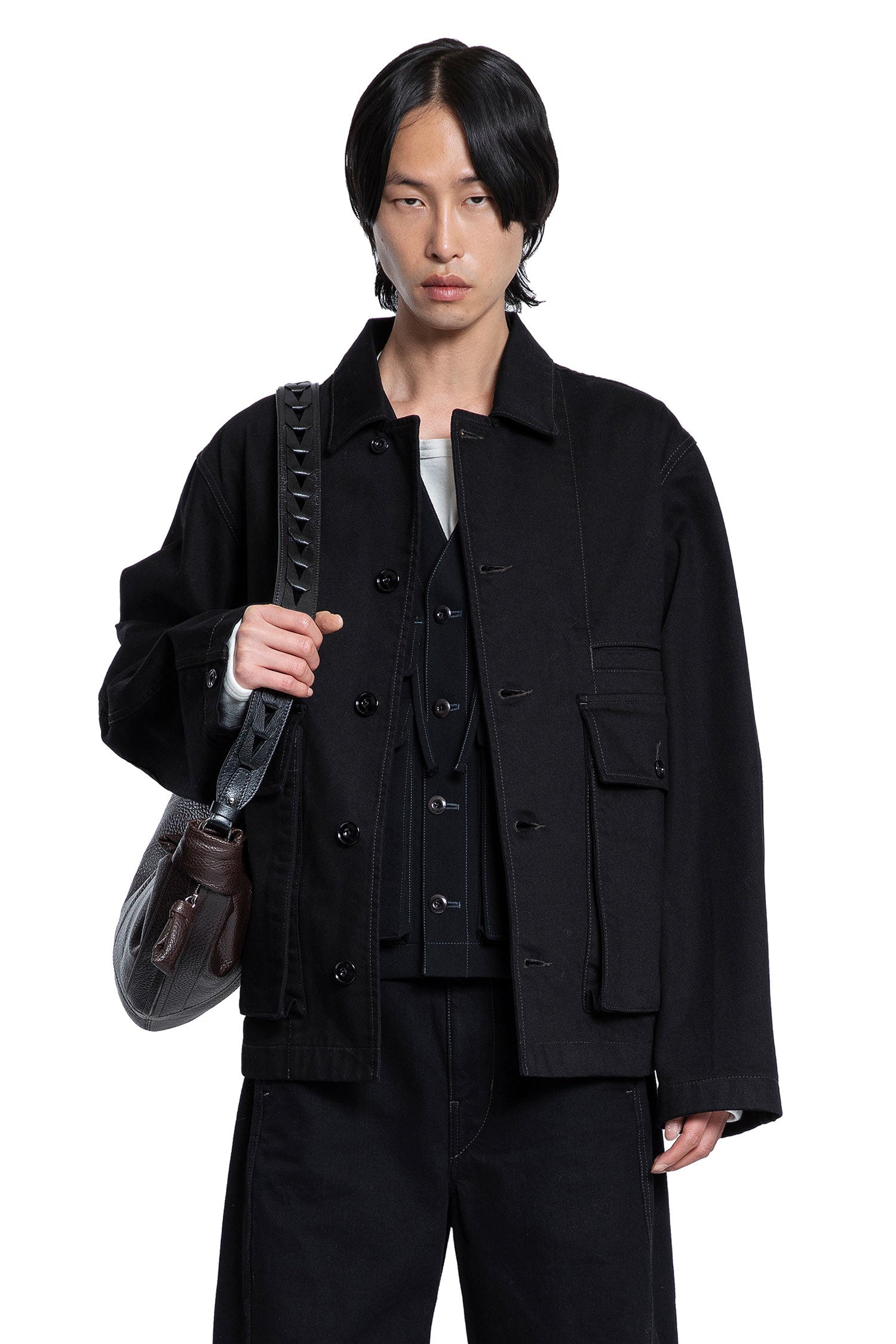 Lemaire Man Black Jackets - 5