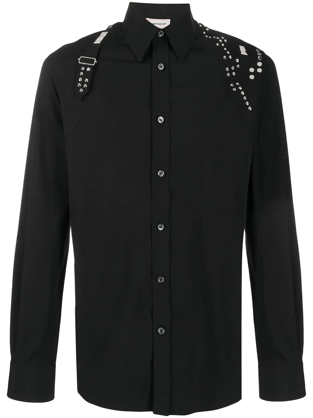 Harness stud-embellished shirt - 1