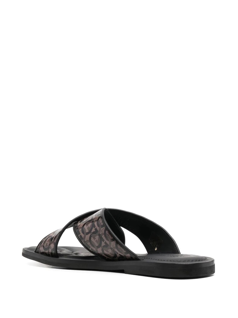 Gancini crossover strap sandals - 3