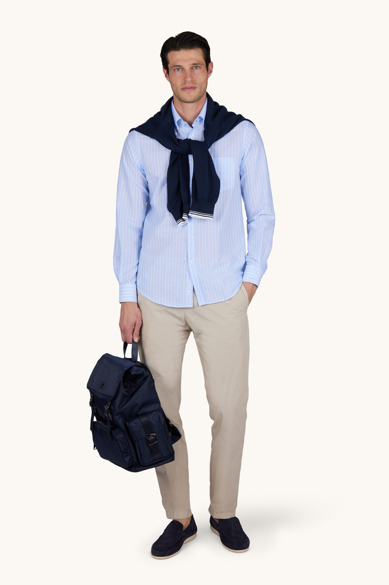 Paul & Shark SUMMER BREEZE COTTON SHIRT WITH STRIPED PATTERN outlook