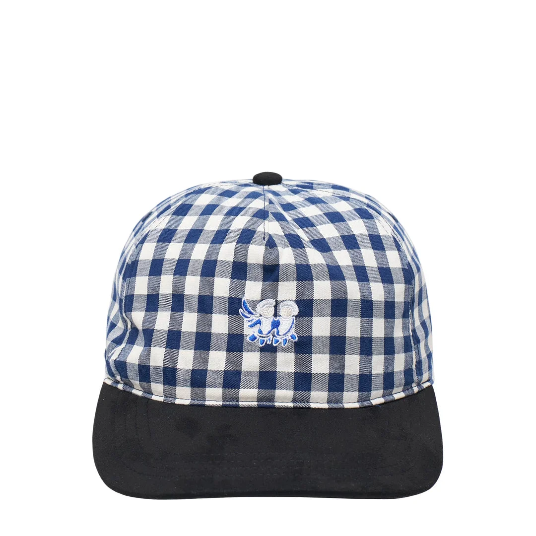 Embroidery Check Cap - 1