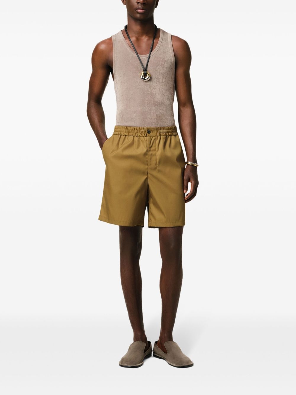 logo-plaque shorts - 2