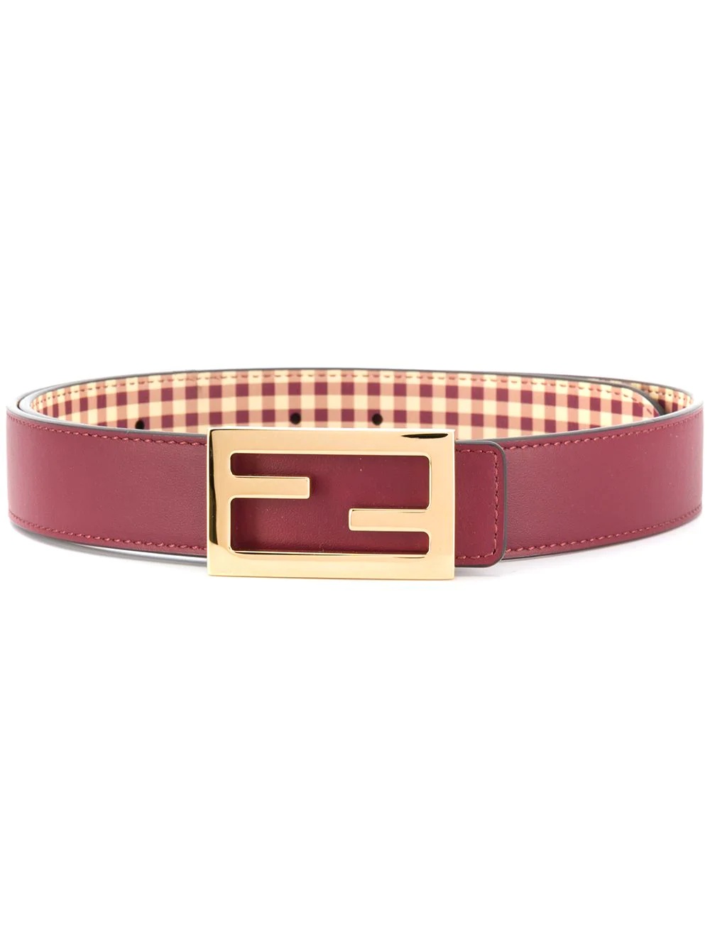 FF-motif buckle belt - 1