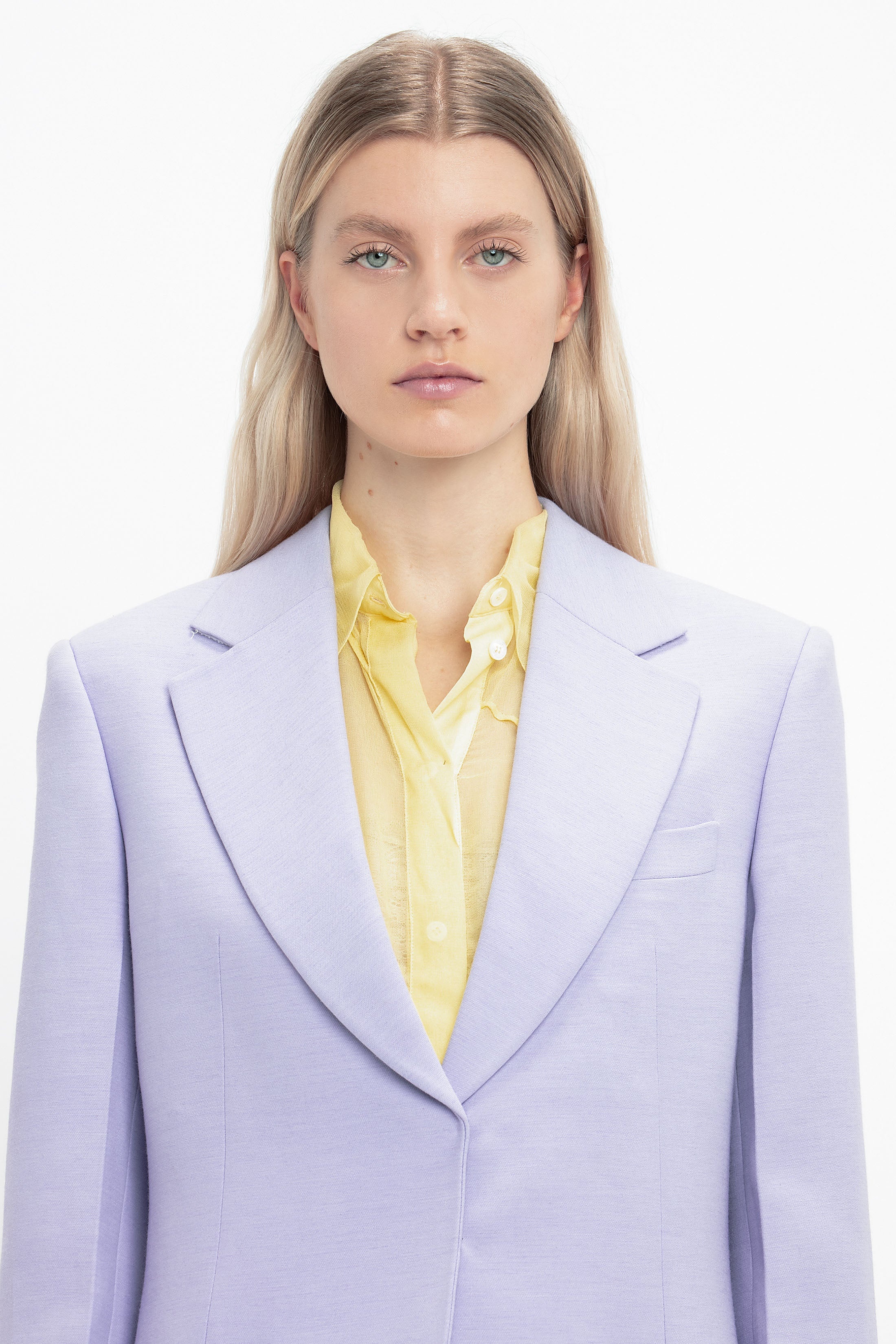 Patch Pocket Jacket In Lavender - 9