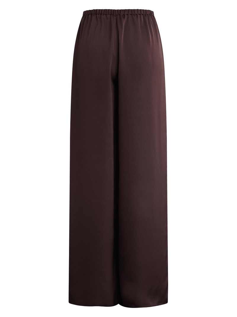 Women's The Everything Satin Wide-Leg Pants - Espresso 3