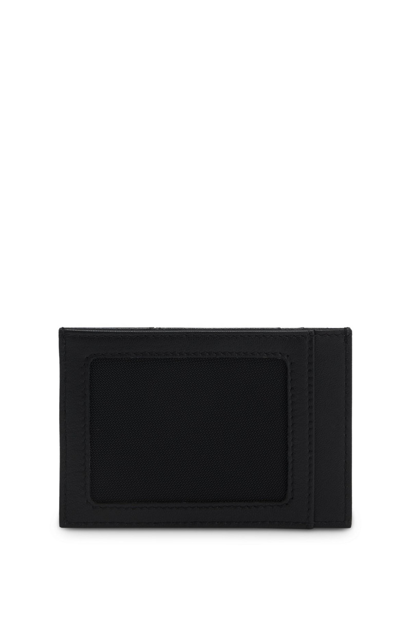 BOSS LOGO-LETTERING CARD HOLDER IN LEATHER outlook
