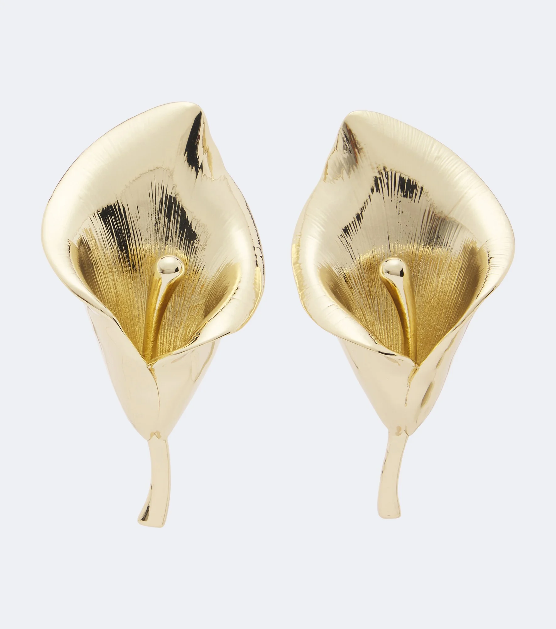 Floral clip-on earrings - 1