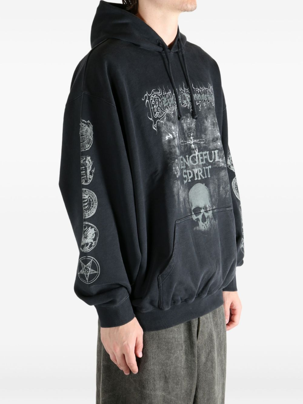 Vengeful Spirit graphic-print hoodie - 3