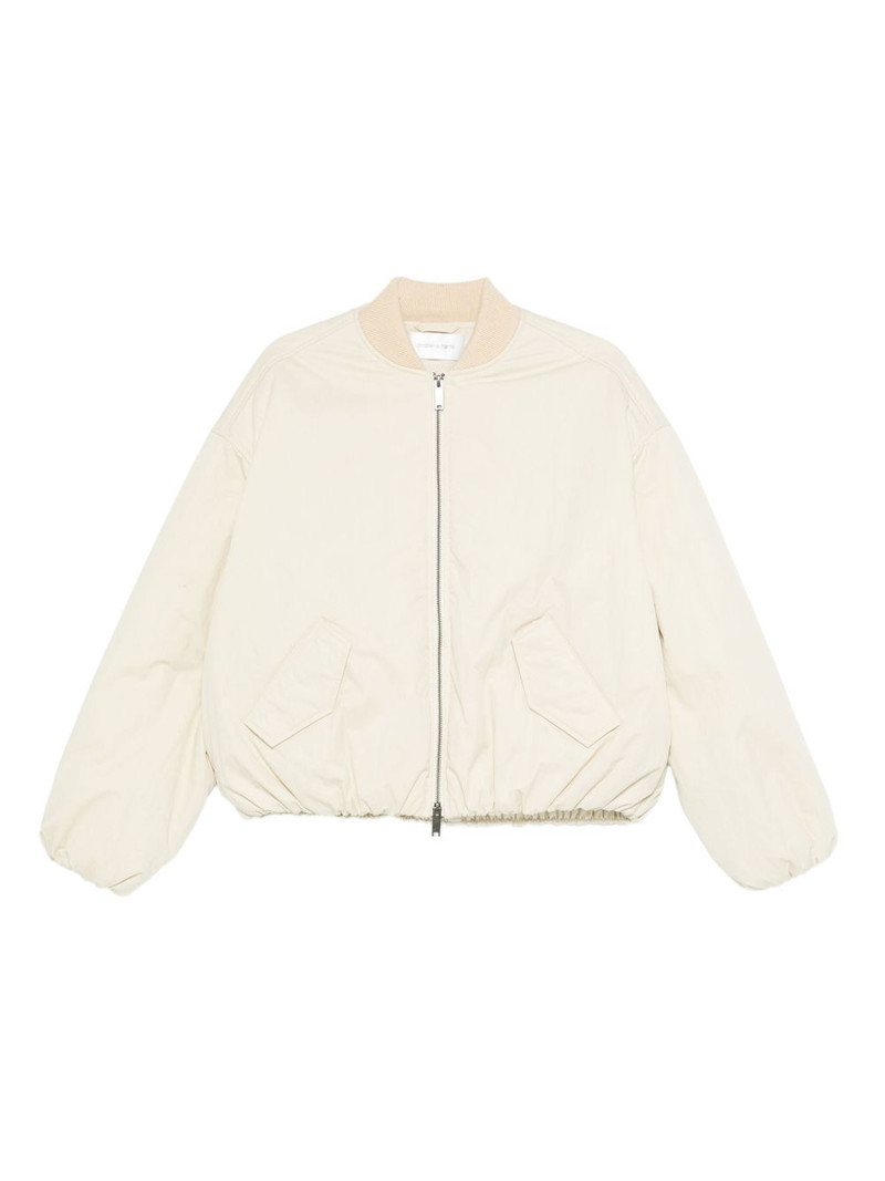 Jena elasticated-cuff bomber jacket 1