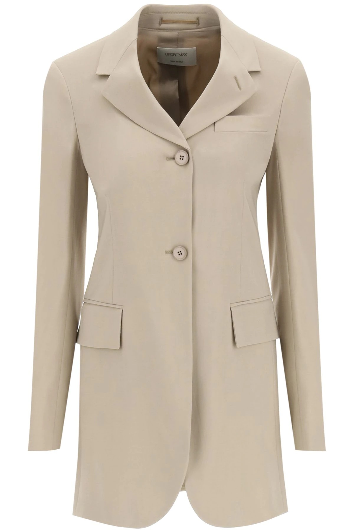 WOOL BLEND BLAZER - 1