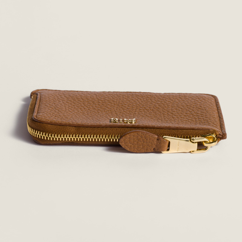Leather pouch card holder 4