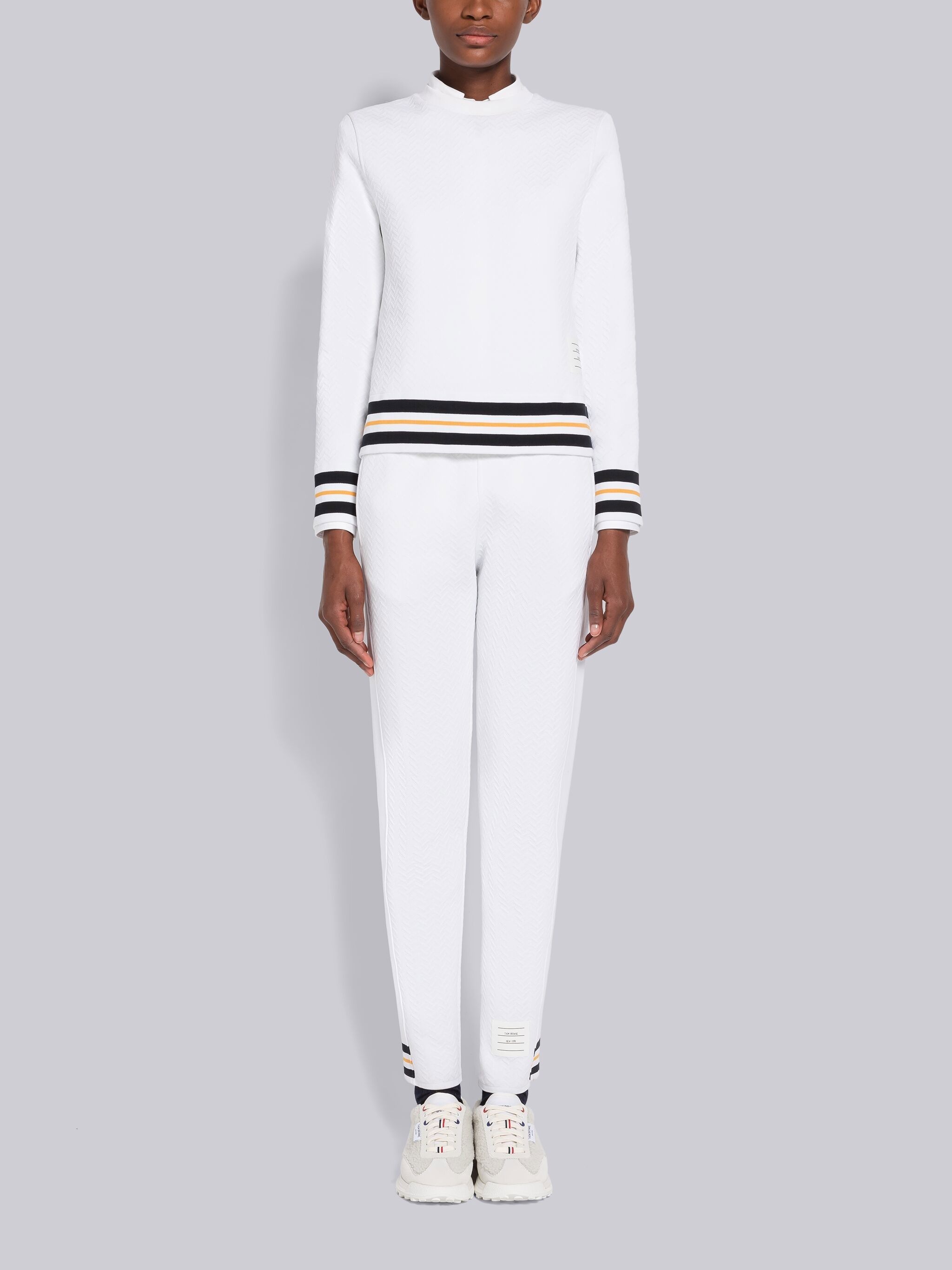 Herringbone Cricket Stripe Sweatpants - 4
