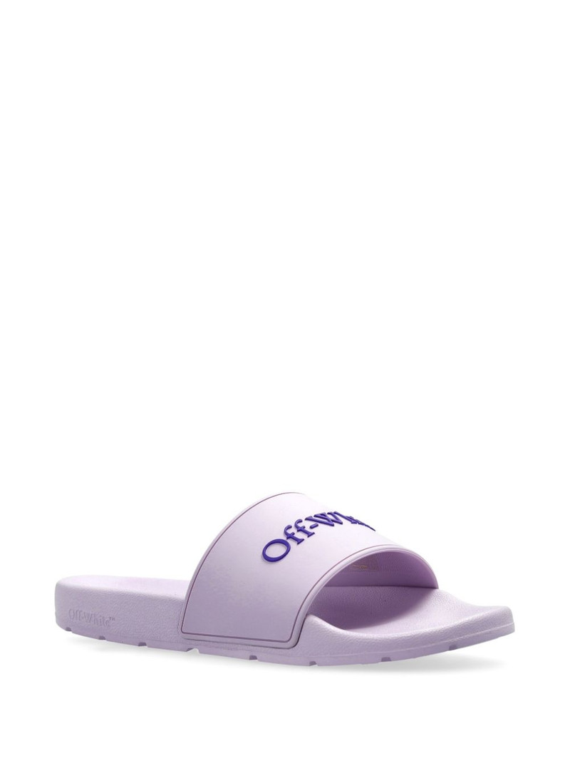 Off-White logo flip flops outlook
