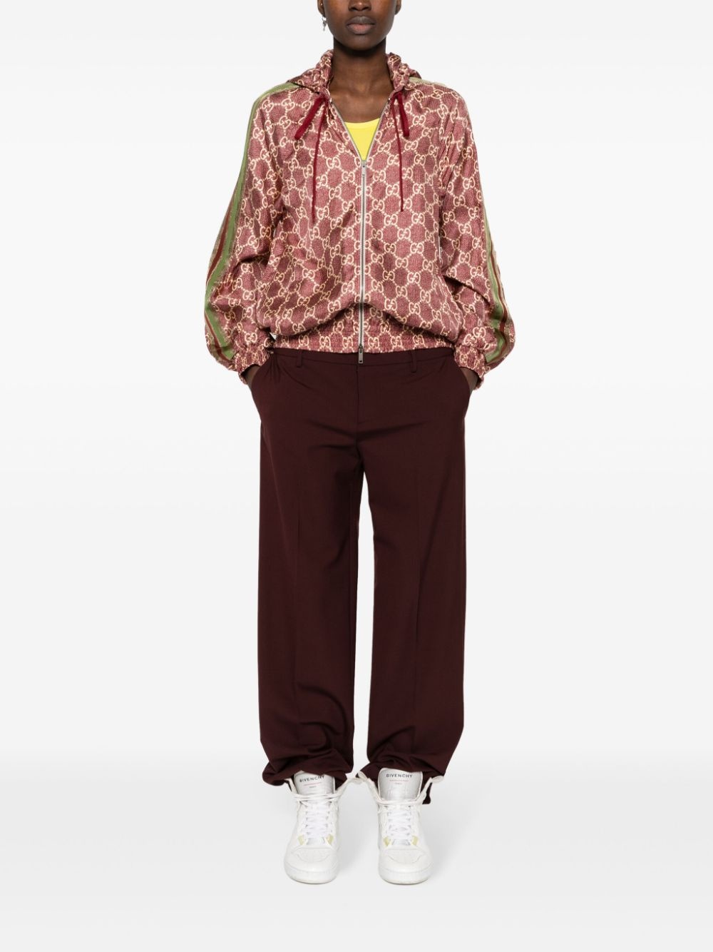GG Supreme printed silk jacket - 2