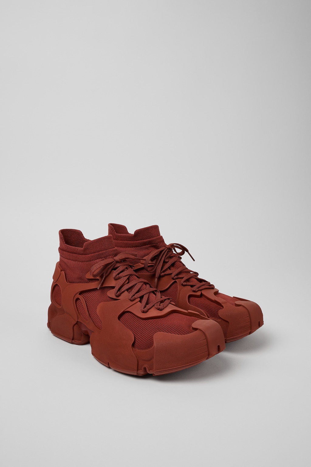 Red Synthetic Sneaker - 2