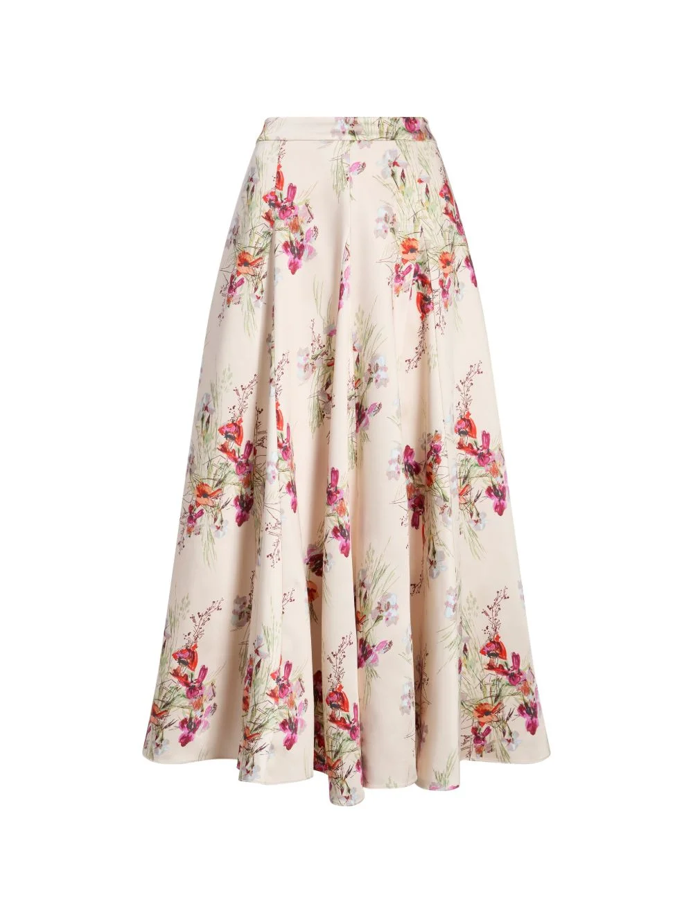 Iris Bouquet Hilda bouquet floral midi skirt - 1