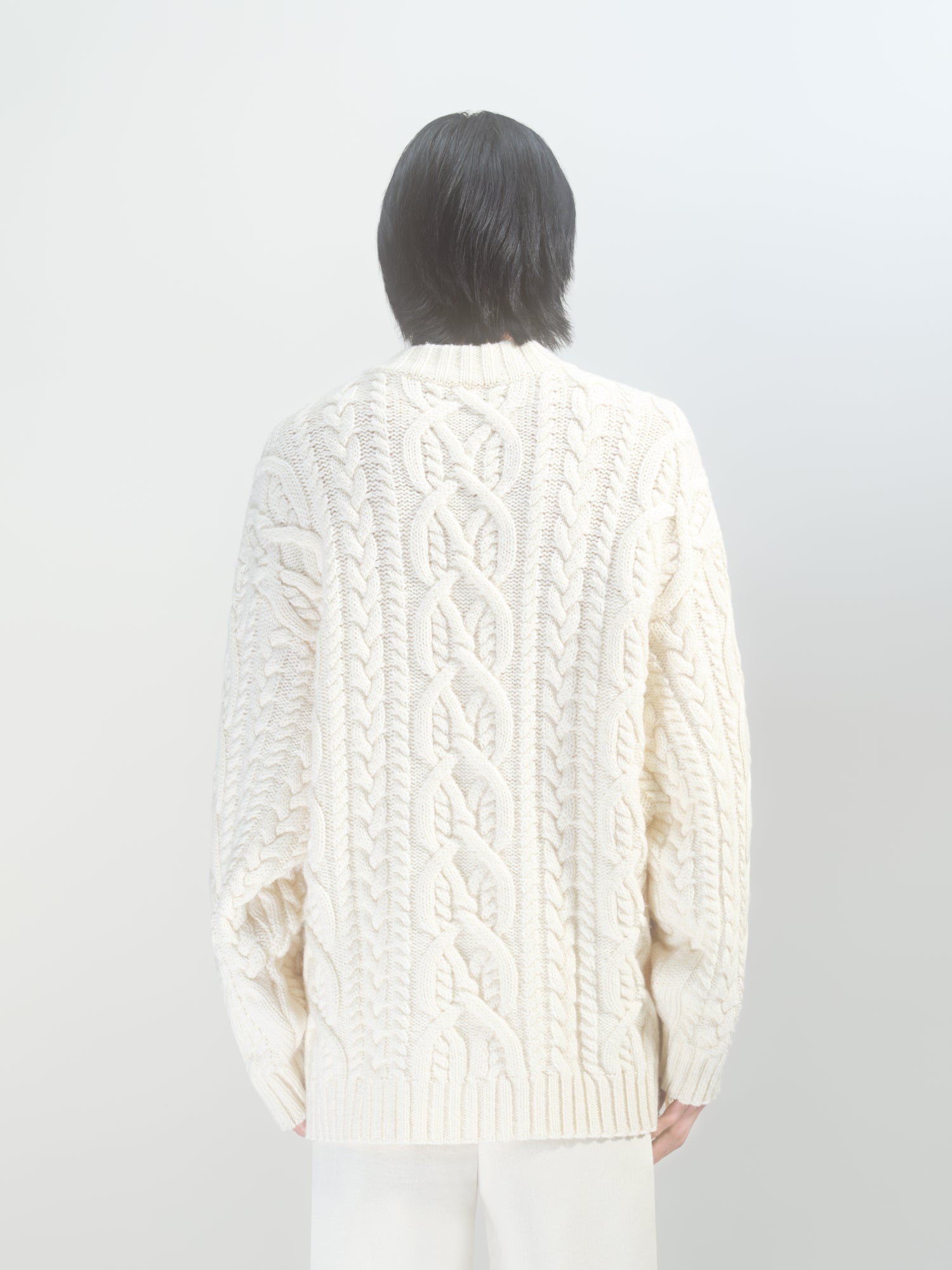 CABLE KNIT SWEATER - 4