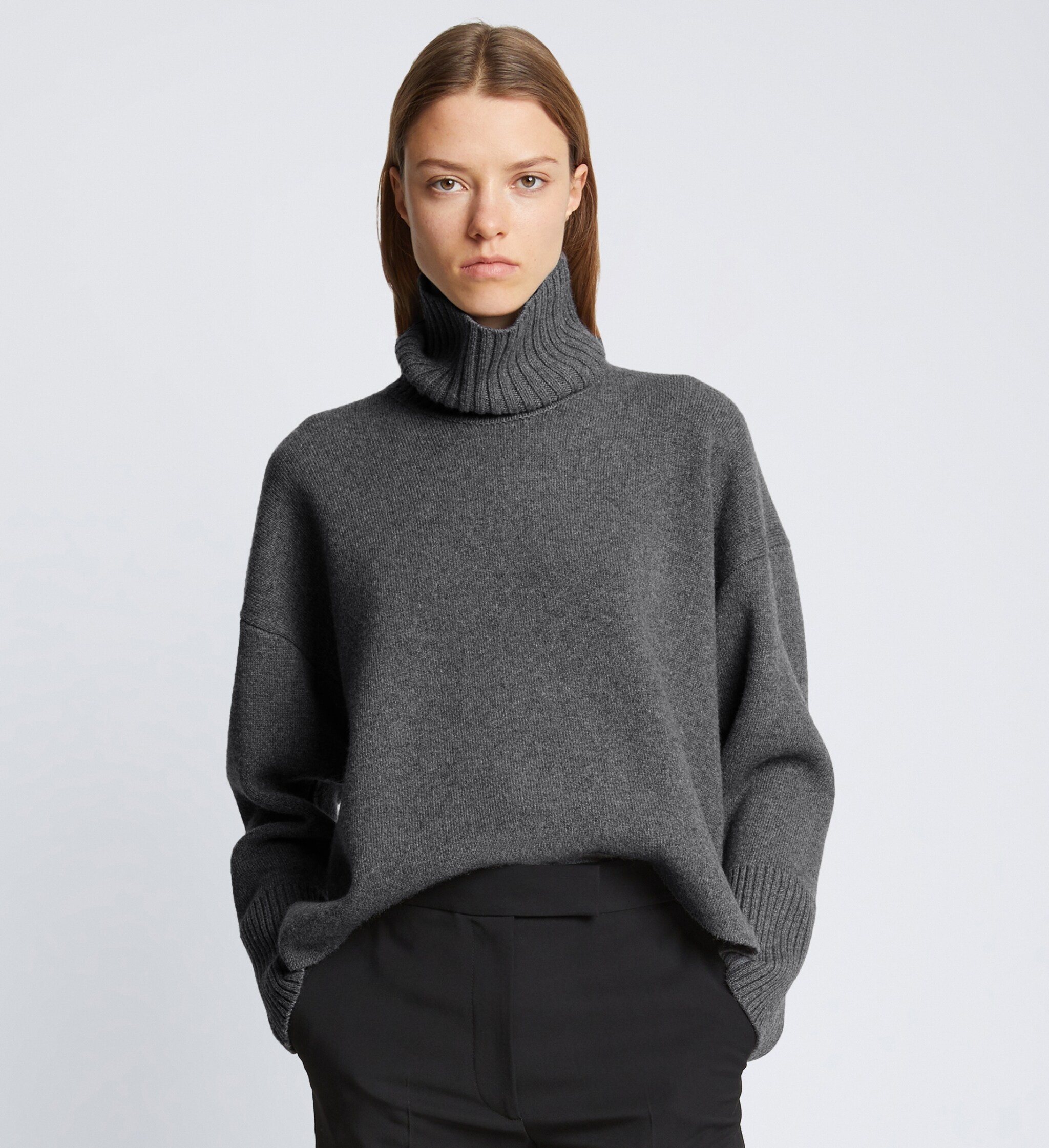Sandra Turtleneck in Eco Doubleface Cashmere - 4