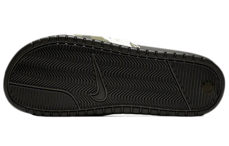 Nike Benassi Jdi Print Military Green Unisex Slippers 'Sequoia' 631261-301 - 4