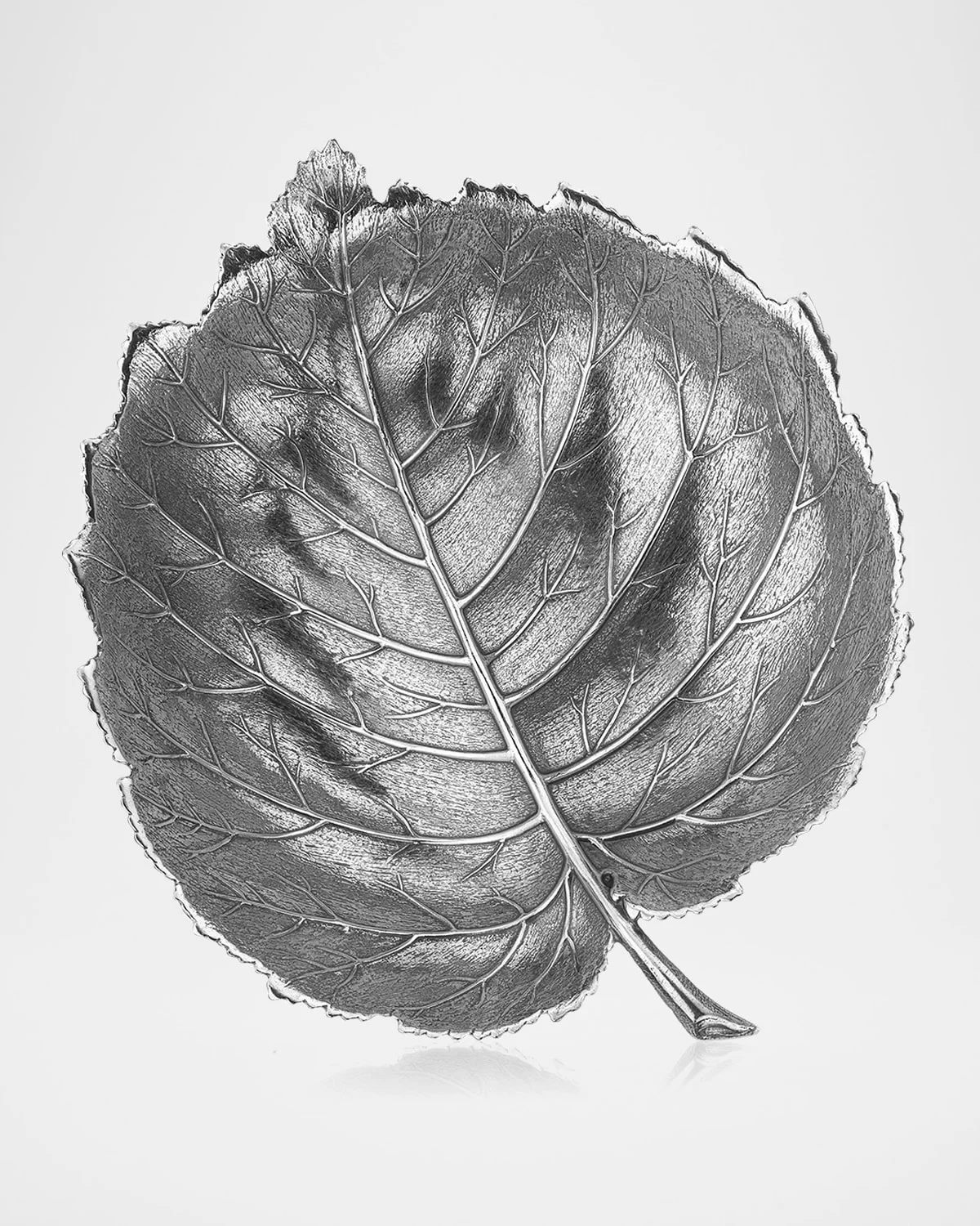 Small Hazelnut Leaf Decorative Accent - 1