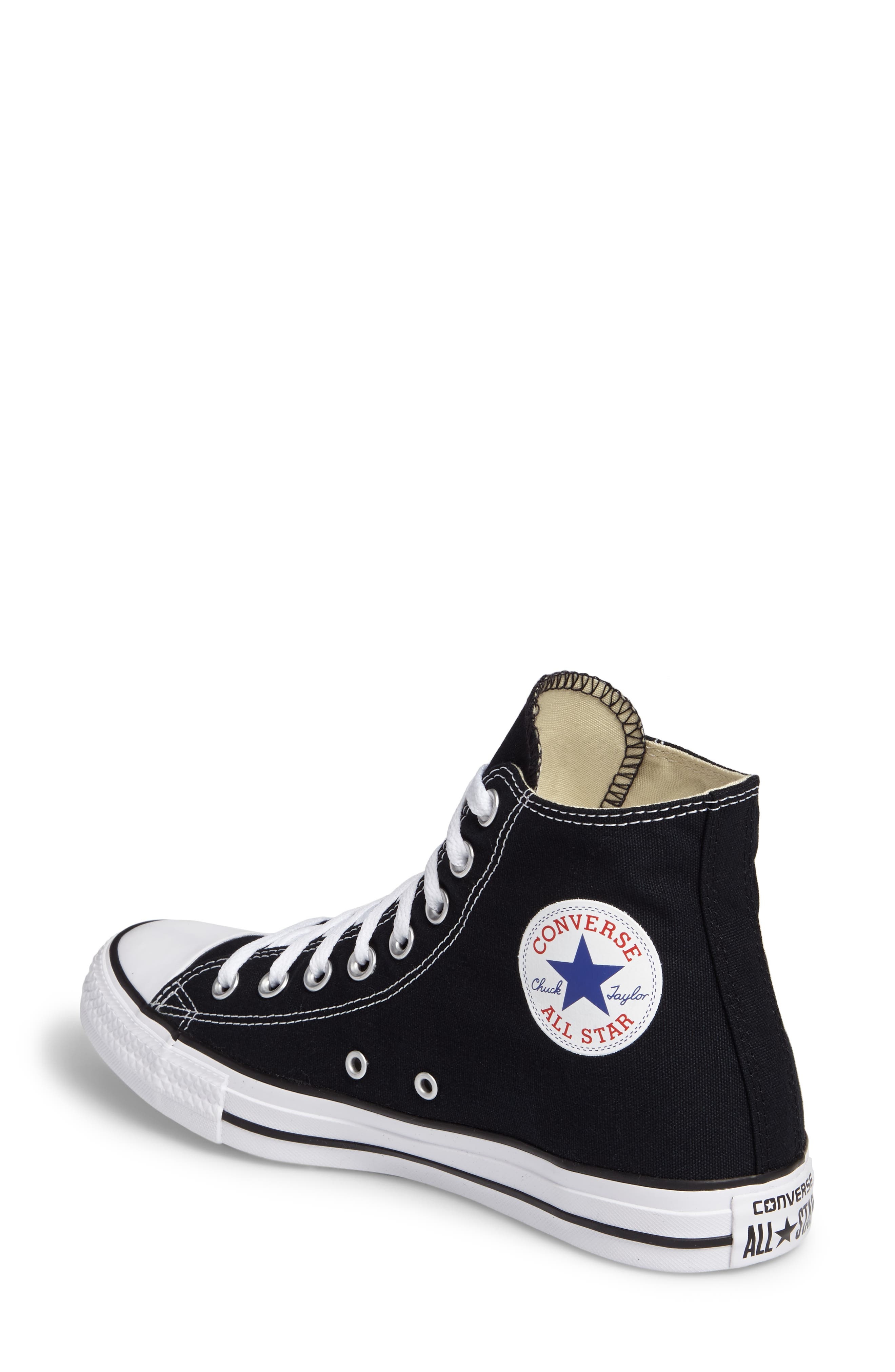 Converse Chuck Taylor® All Star® High Top Sneaker in Black at Nordstrom - 2