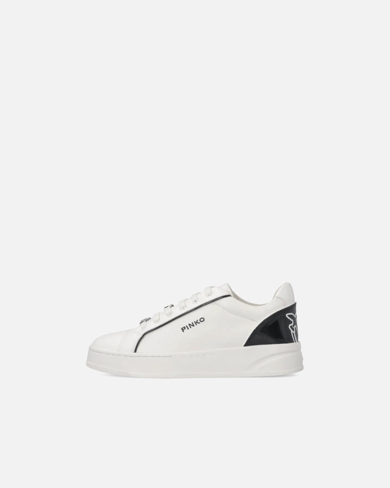 PINKO LEATHER SNEAKERS WITH LOGO outlook