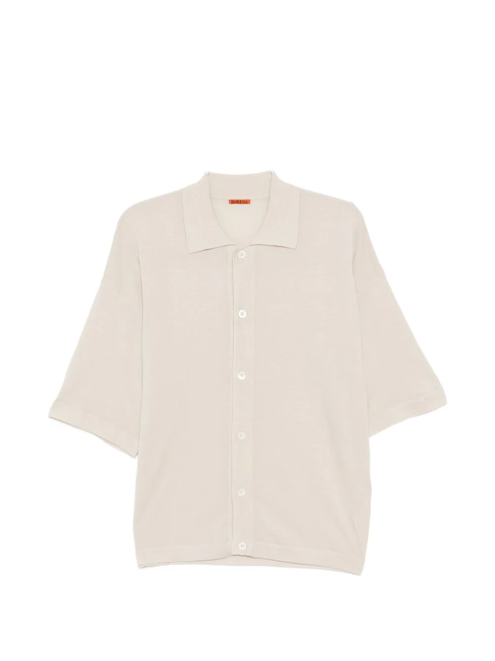 buttoned knit shirt - 1