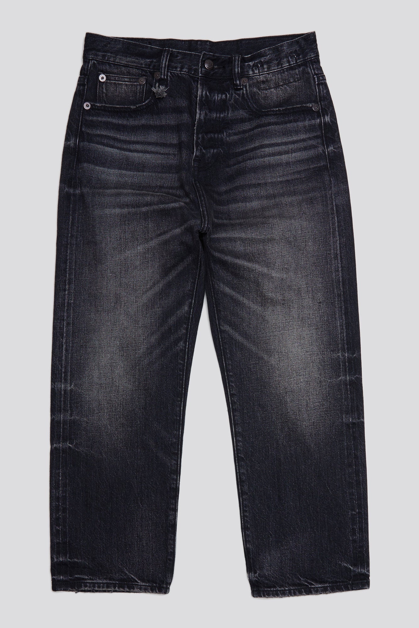 TAILORED DROP - ETON SELVEDGE BLACK - 1