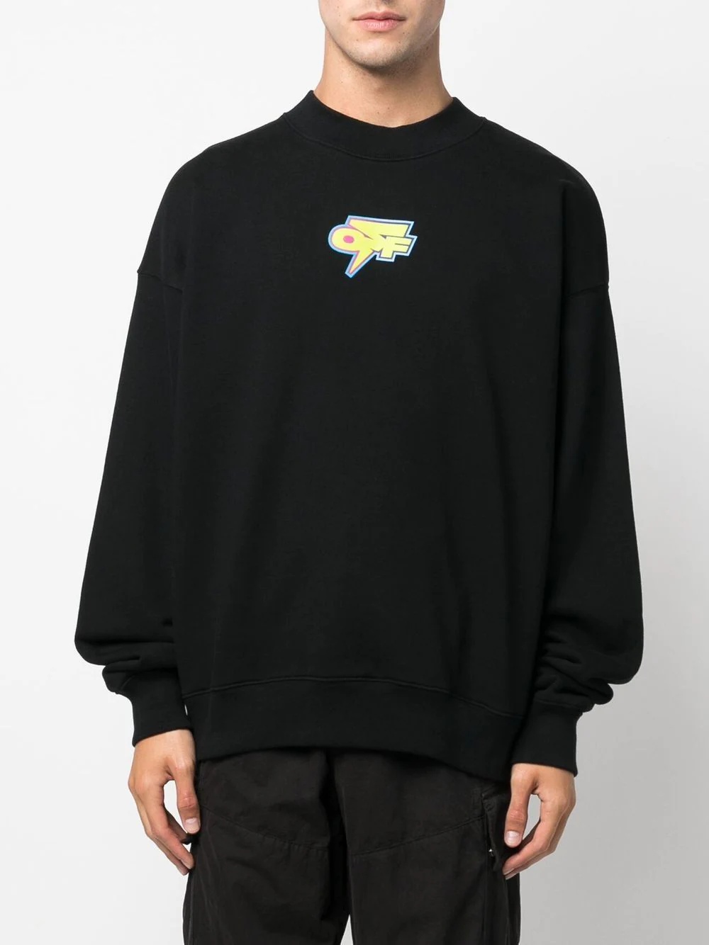Arrows print crew neck sweatshirt - 3