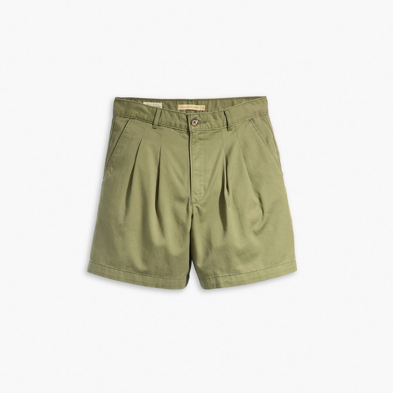PLEATED WOMEN'S TROUSER SHORTS - 1