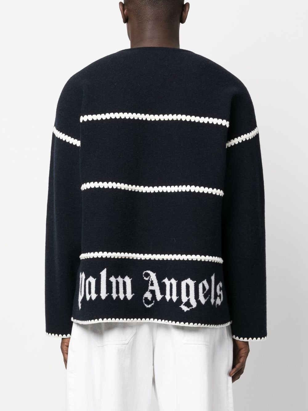 Palm Angels Sweaters Blue - 5