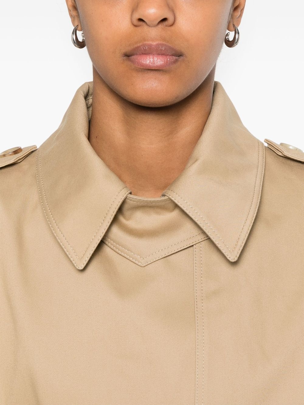 belted trench coat - 5