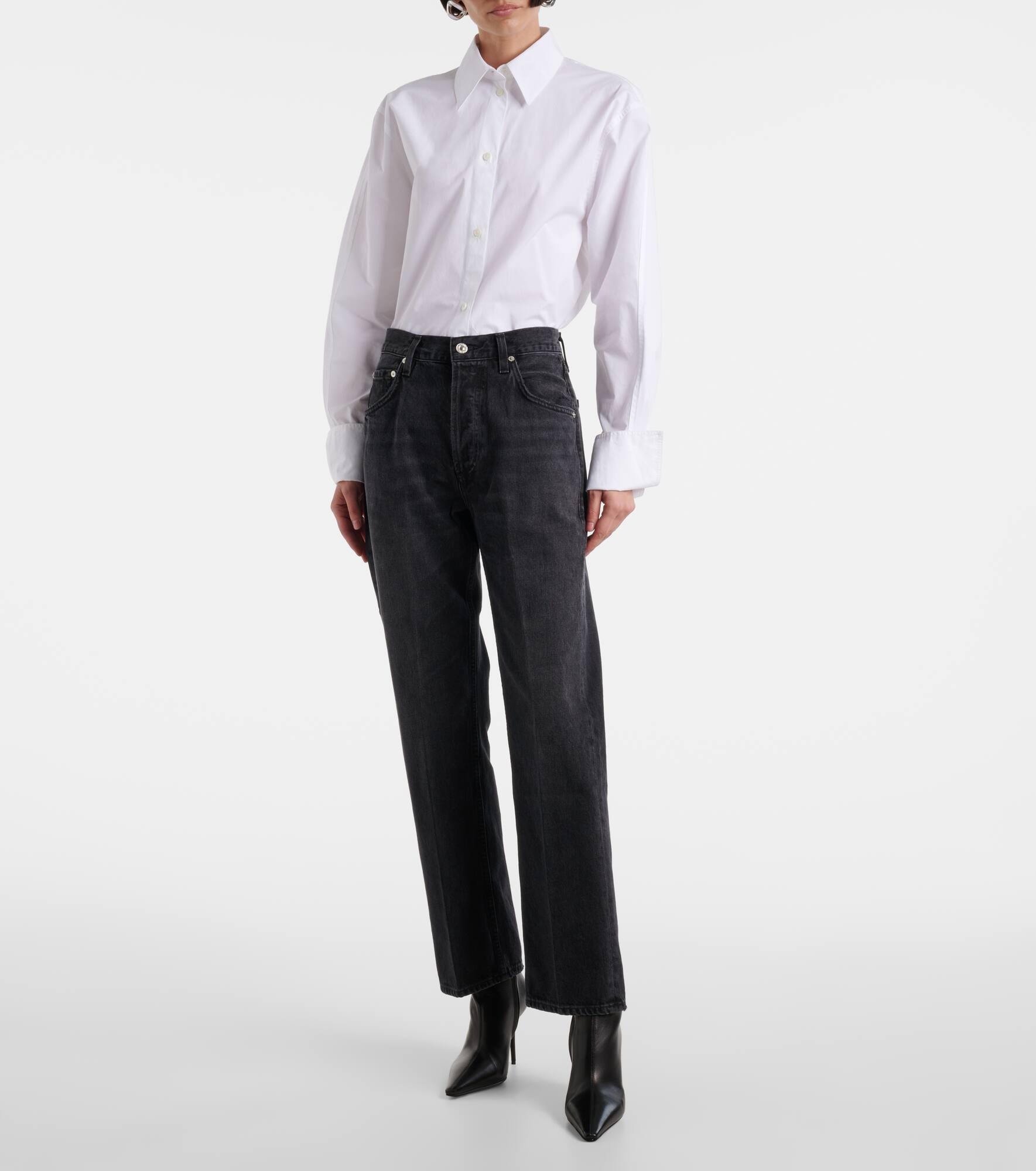 Baretta high-rise straight jeans - 7