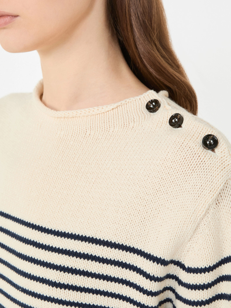 QUADRO Relaxed-fit cotton sweater - NAVY 6
