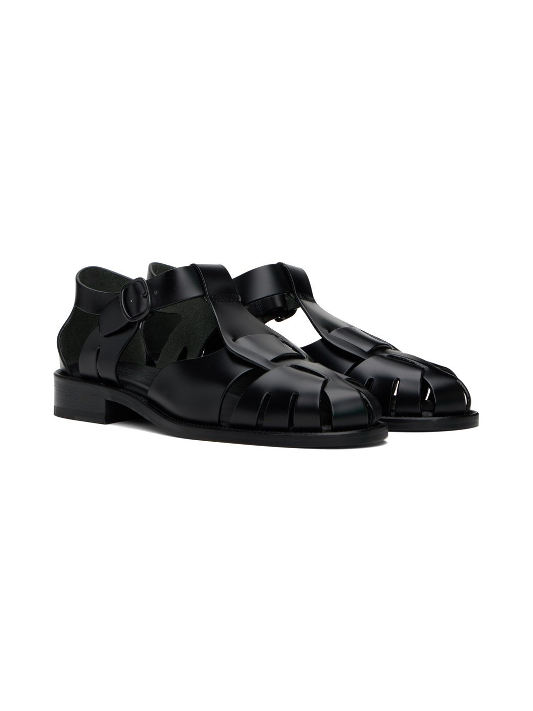 Black Pesca Sandals - 4