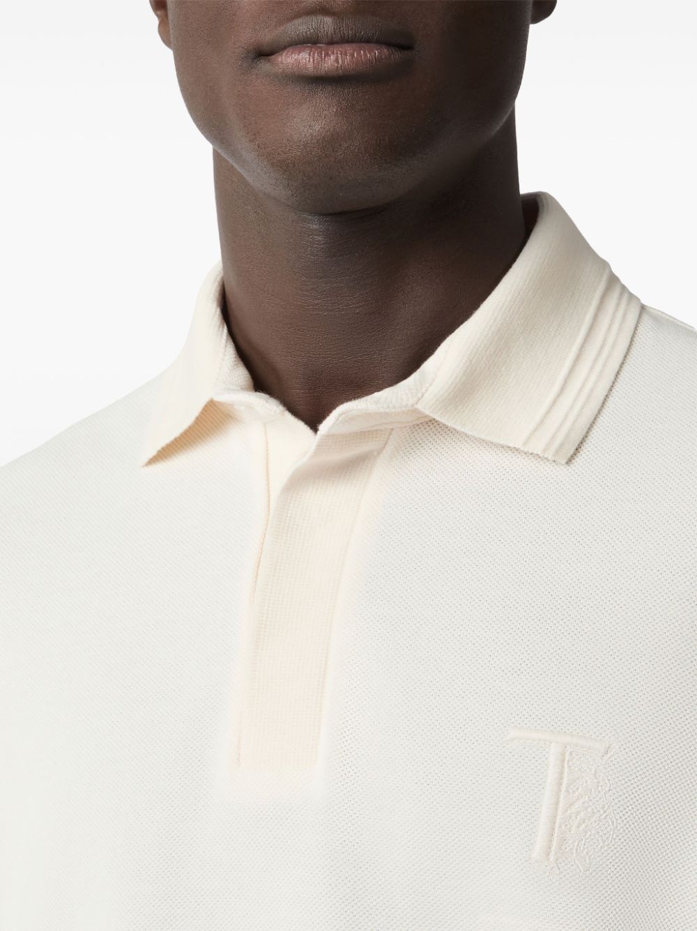 embroidered-logo polo shirt - 4