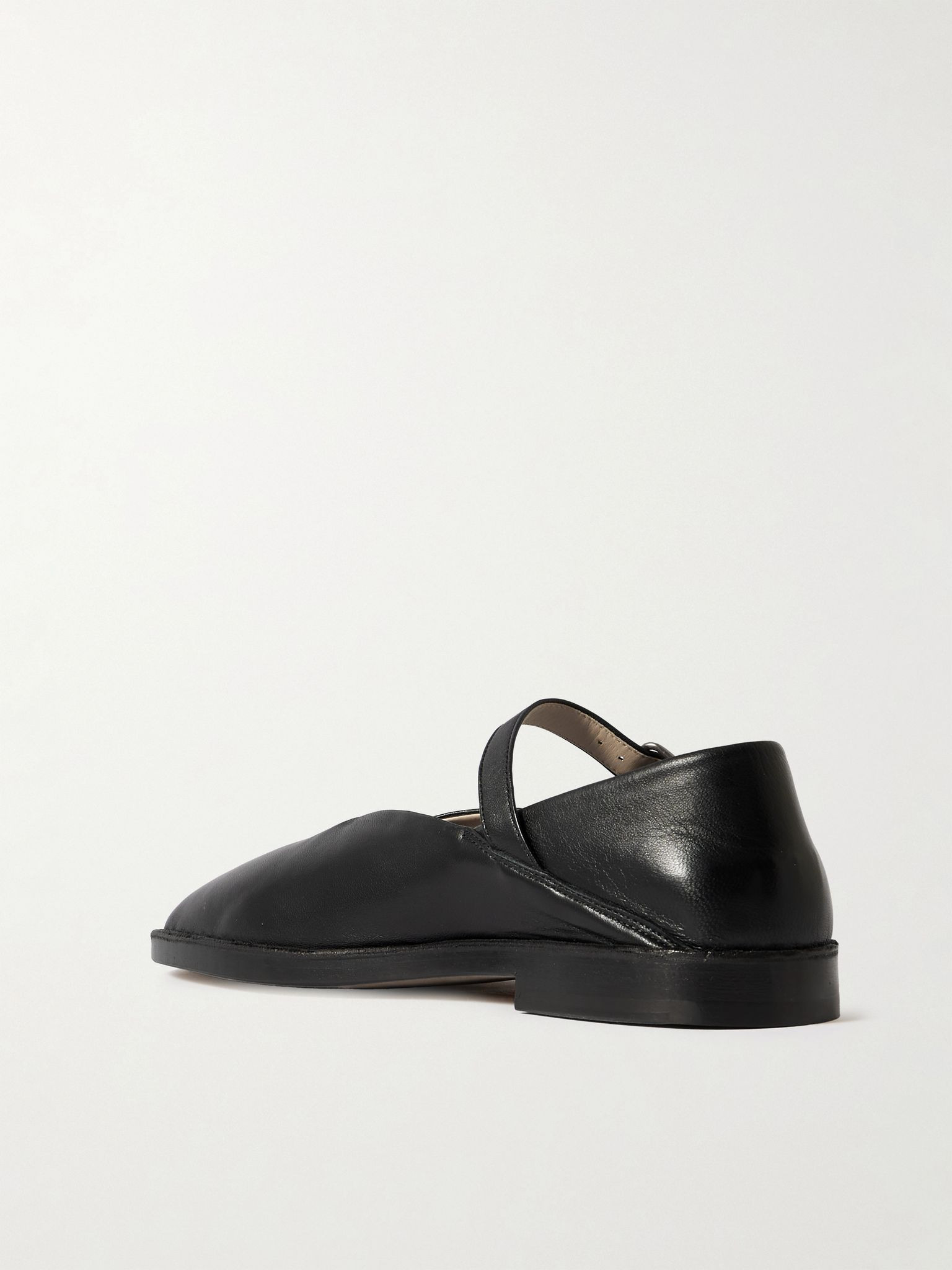 Leather ballet flats Black - 4