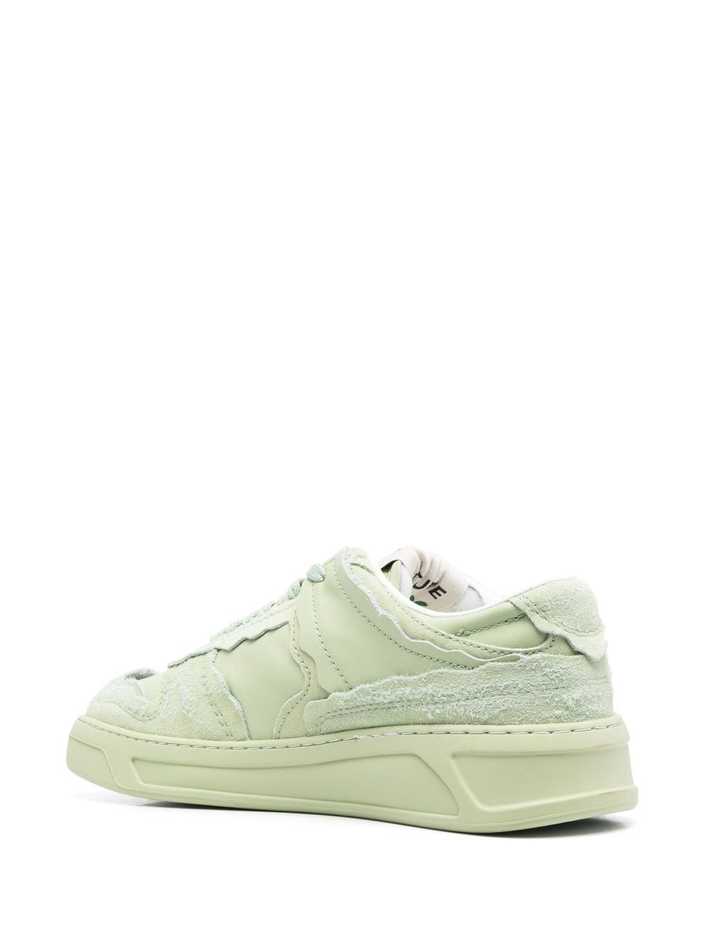 panelled low-top sneakers - 3