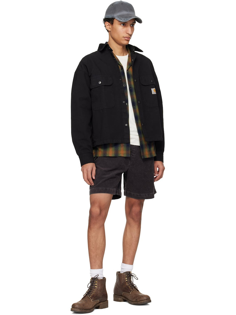 Carhartt Black Prescott Overshirt outlook