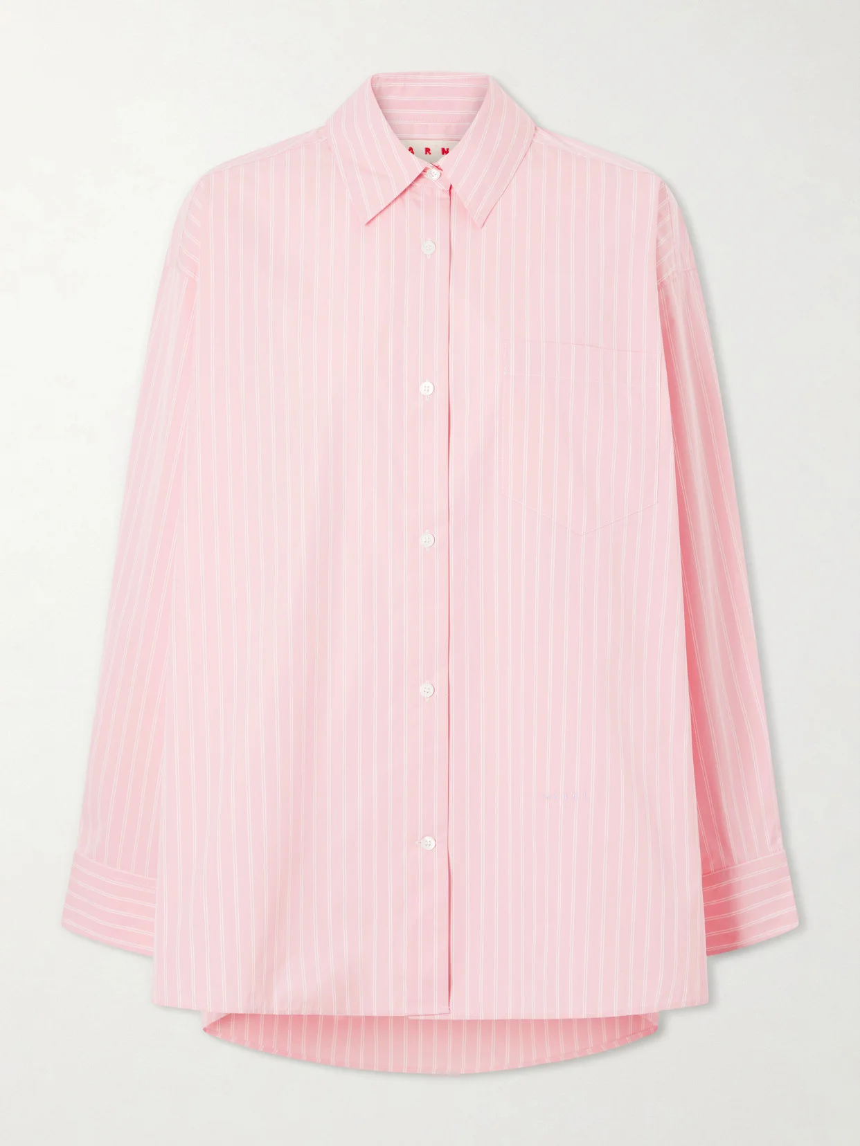 Striped Cotton-blend Shirt - 1