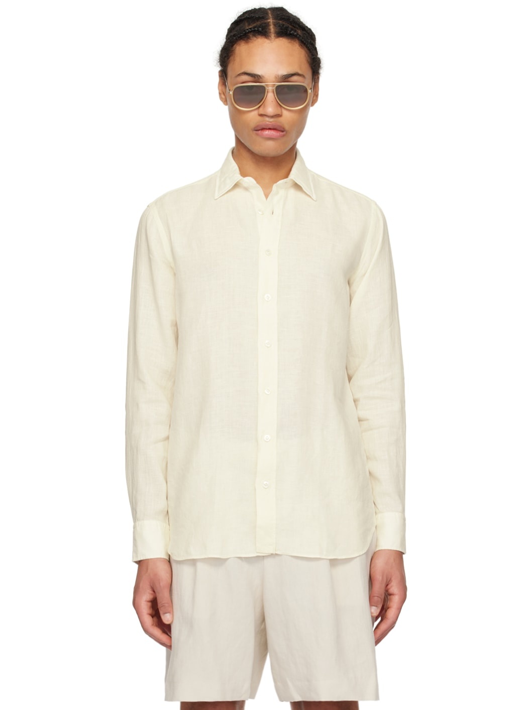 Off-White Button Shirt - 1