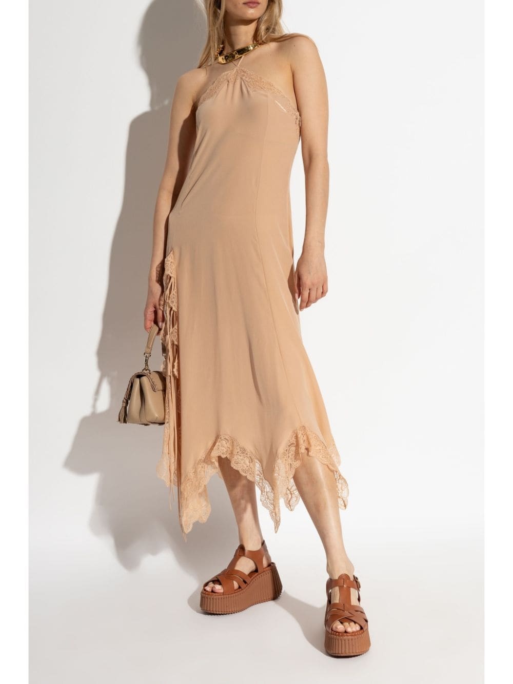 leather platform sandals - 3